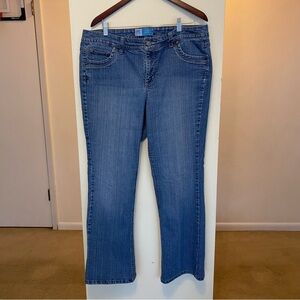 JMS Modern Bootcut Stretch Blue Denim Jeans Women’s 18 W Just My Size 18W Plus